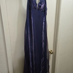 Elegant Purple Evening Gown